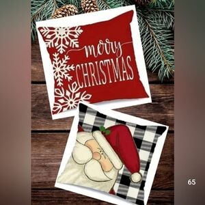 Christmas Pillow Covers 18x18 Set 0f 2 For Christmas Decorations Buffalo Plaid S